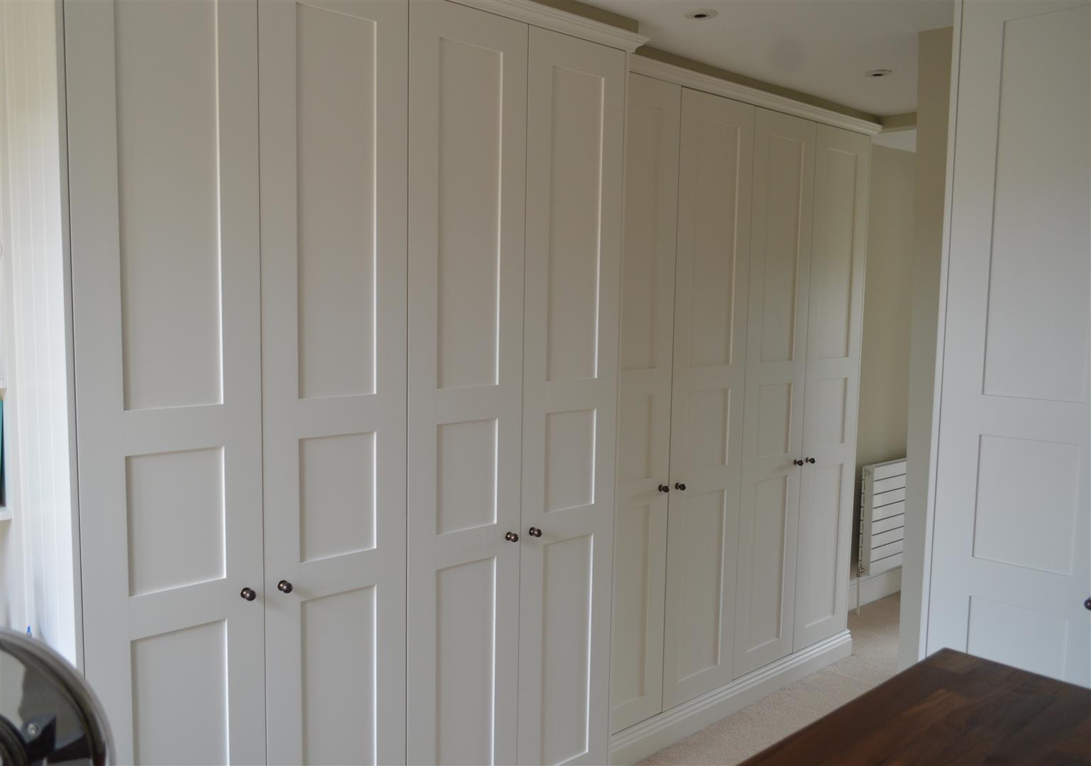 Another view of a bank of shaker doors.