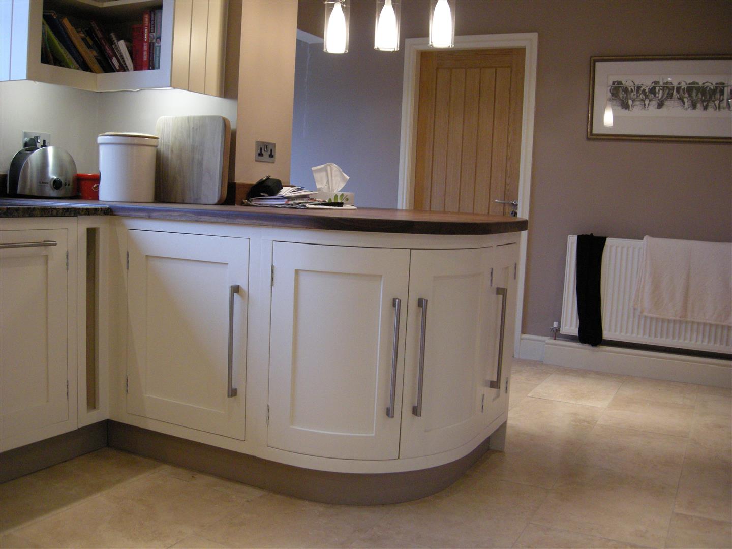 Redbrook kitchens design and install bespoke kitchens in Gloucestershire. More comfortable curves are a real treat